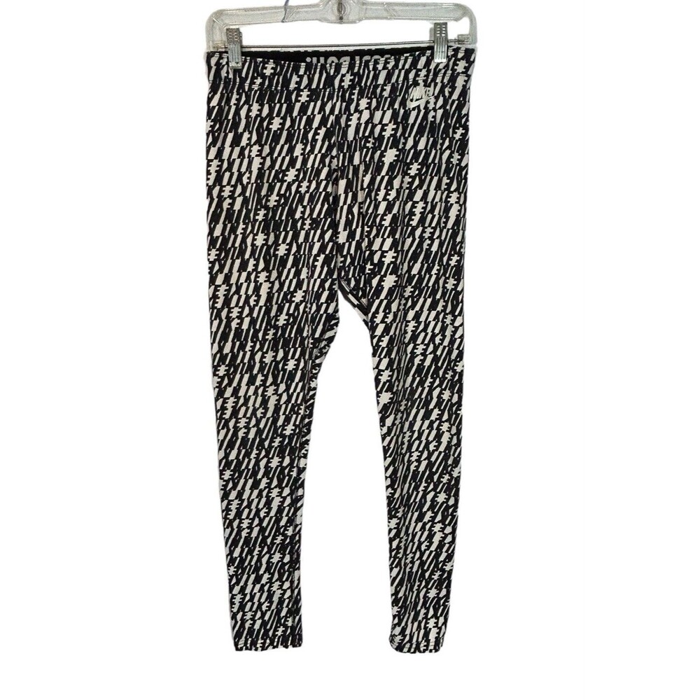 Nike Women's Leggings All Over Print - Size Large Tall LT